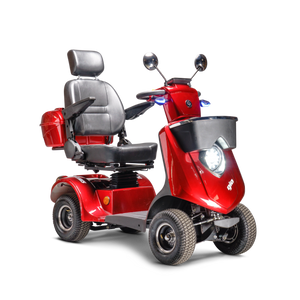 GIO Tetris 4 Wheeled Mobility Scooter - Red