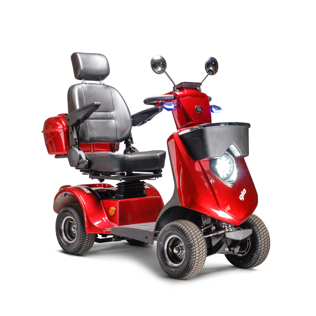GIO Tetris PRO Mobility Scooter | Red | Accessible Operation & Magnetic Brakes | GIO PRO Battery