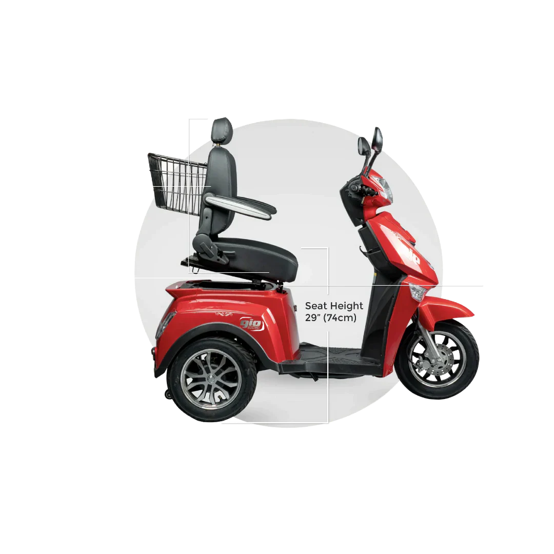 GIO Titan Premium Heavy Duty Mobility Scooter for Outdoors With
